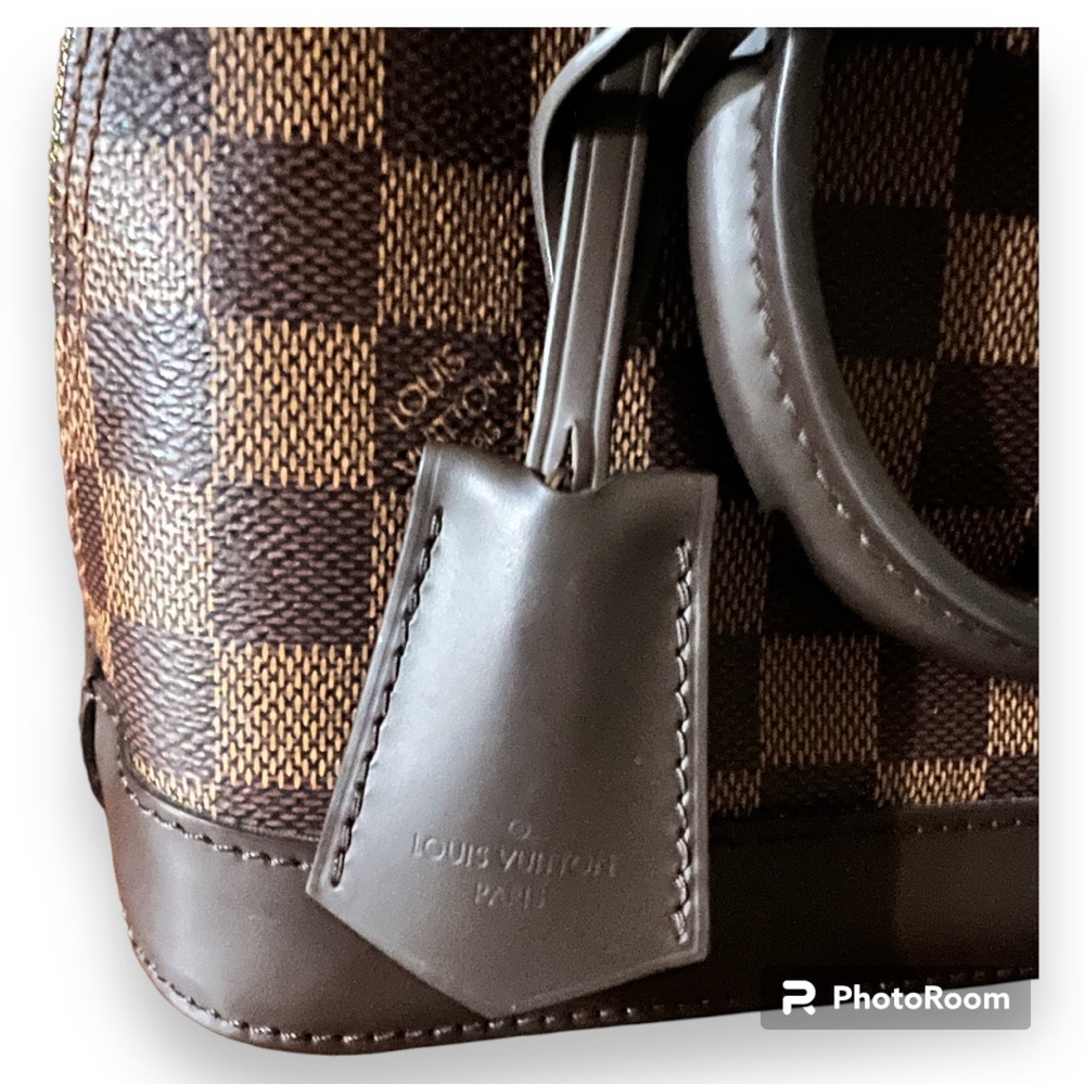 💯 AUTHENTIC Louis Vuitton Alma Handbag (2 way) Damier BB Brown - Picture 5 of 16